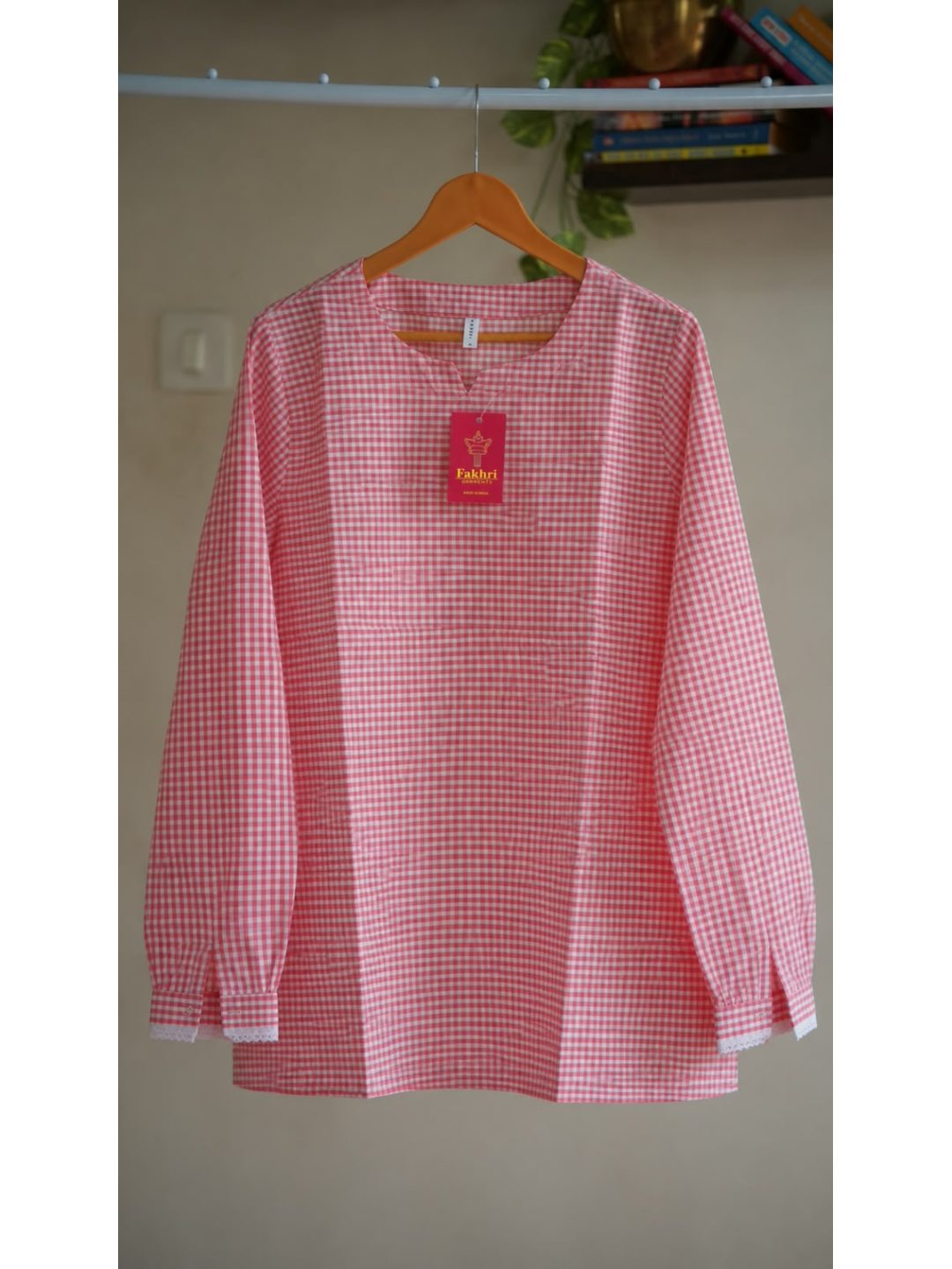 Gingham Tops In Different Color