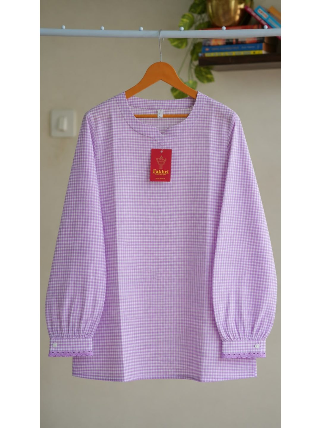 Gingham Tops In Different Color